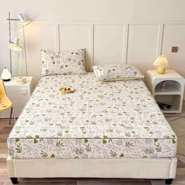 Bộ Ga Và 2 Vỏ Gối Trần Bông Cotton Đũi Xơ Đậu Nành Hàng Vnxk Loại 1 Dày Đẹp Mê Ly Ctb668 - Bechip - Ảnh 3