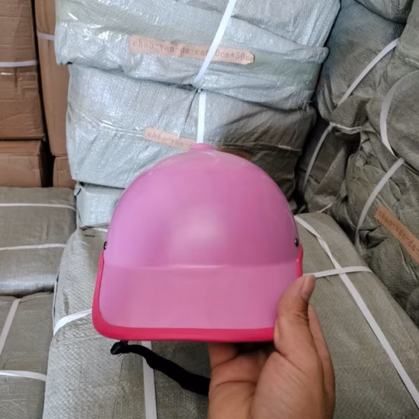 Mũ Bảo Hiểm Lưỡi Trai Họa Tiết Màu Ngẫu Nhiên - Gdn - Ảnh 5
