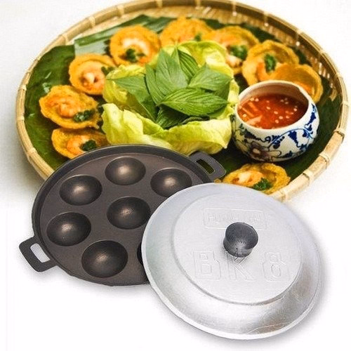 Chảo Đổ Bánh Khọt 8 Khuôn - Gdn
