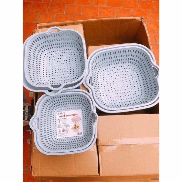 Set 6 Món Chậu Kèm Rổ Tiện Dụng, Đa Năng Việt Nhật Ctb257 – Bechip - Ảnh 4