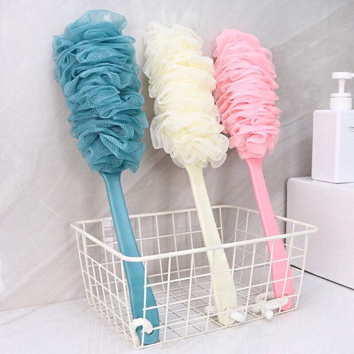 Cây Bông Tắm Có Cán Chà Lưng, Bông Tắm Cọ Lưng Có Tay Cầm Ctb670 - Bechip - Ảnh 5