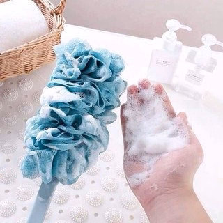 Cây Bông Tắm Có Cán Chà Lưng, Bông Tắm Cọ Lưng Có Tay Cầm Ctb670 - Bechip - Ảnh 3