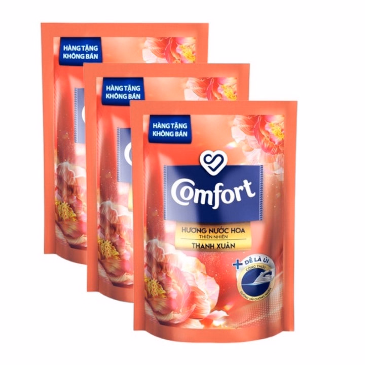 Nước Xả Vải Comfort 400Ml Giảm Nhăn, Mềm Vải, Lưu Hương 100H, Thơm Ngất Ngây Túi 400Ml Ctb674 - Bechip - Ảnh 2
