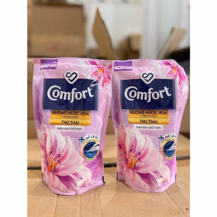 Nước Xả Vải Comfort 400Ml Giảm Nhăn, Mềm Vải, Lưu Hương 100H, Thơm Ngất Ngây Túi 400Ml Ctb674 - Bechip - Ảnh 4
