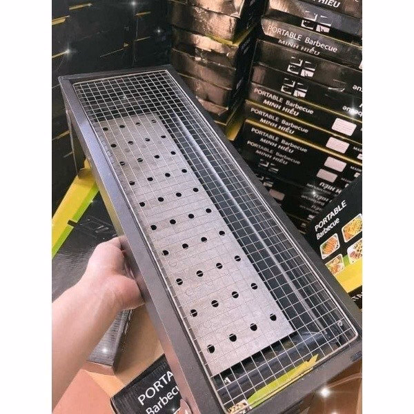 Bếp Nướng Than Hoa Ngoài Trời - Silver - Ảnh 3