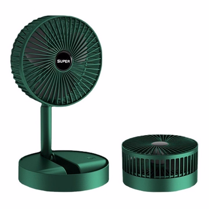 Quạt Super Fan Tích Điện Mini Gập Gọn Để Bàn - Ảnh 2