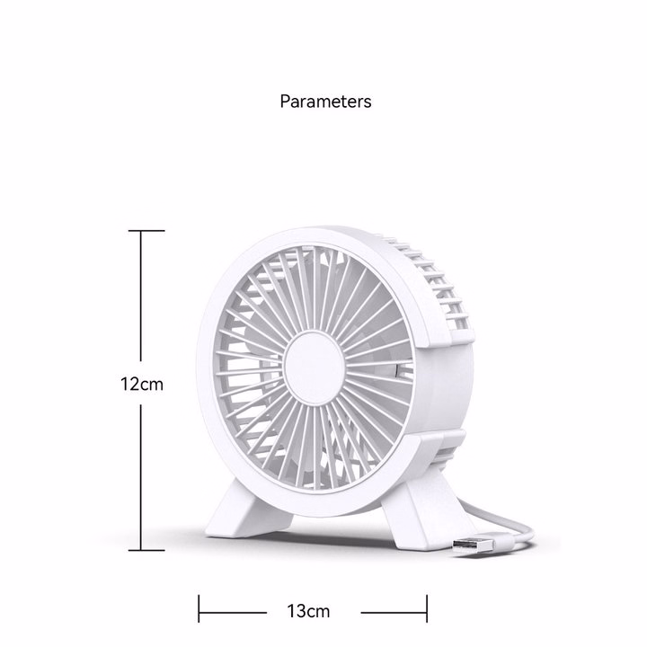 Quạt Usb Nhỏ Để Bàn Mini, Không Gây Tiếng Ồn - Ảnh 2
