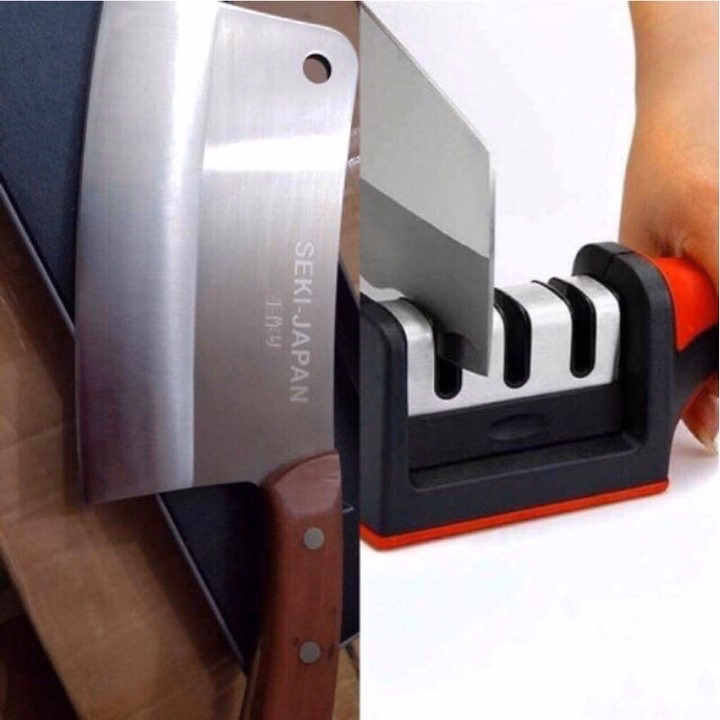 Dụng Cụ Mài Dao Kéo Cầm Tay 3 Cấp Độ Siêu Bén, Tiện Lợi Ld010 - Lady'S Passion - Ảnh 5