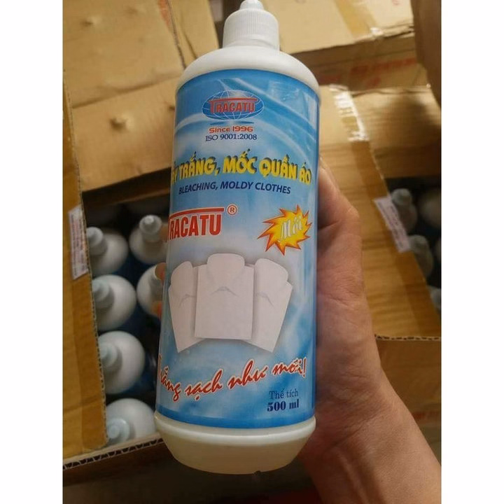 Tẩy Trắng, Mốc Quần Áo Tracatu Hàng Việt Nam Chất Lượng Cao 500Ml - Ctb678 - Ảnh 4