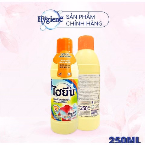 Nước Tẩy Quần Áo Màu Hygiene Thái Lan Chính Hãng 250Ml Ctb679 - Bechip - Ảnh 2