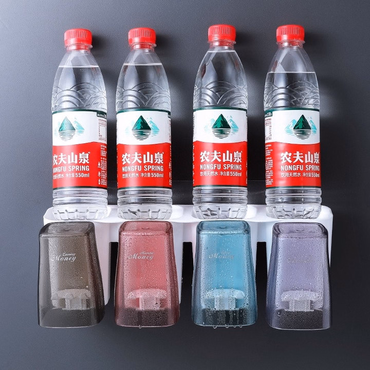 Giá Treo Bàn Chải Kem Đánh Răng 3 Cốc - Su - Ảnh 4