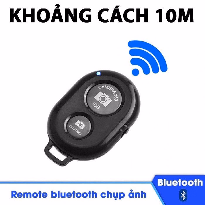 Remote Bluetooth Điều Khiển Chụp Hình - Silver - Ảnh 5