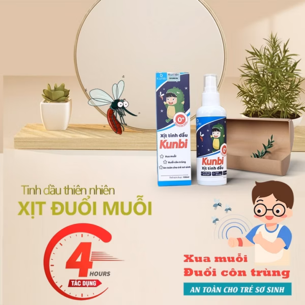 Xịt Tinh Dầu Đuổi Muỗi Và Côn Trùng Kunbi Chai 100Ml 00867 - Lady'S Passion
