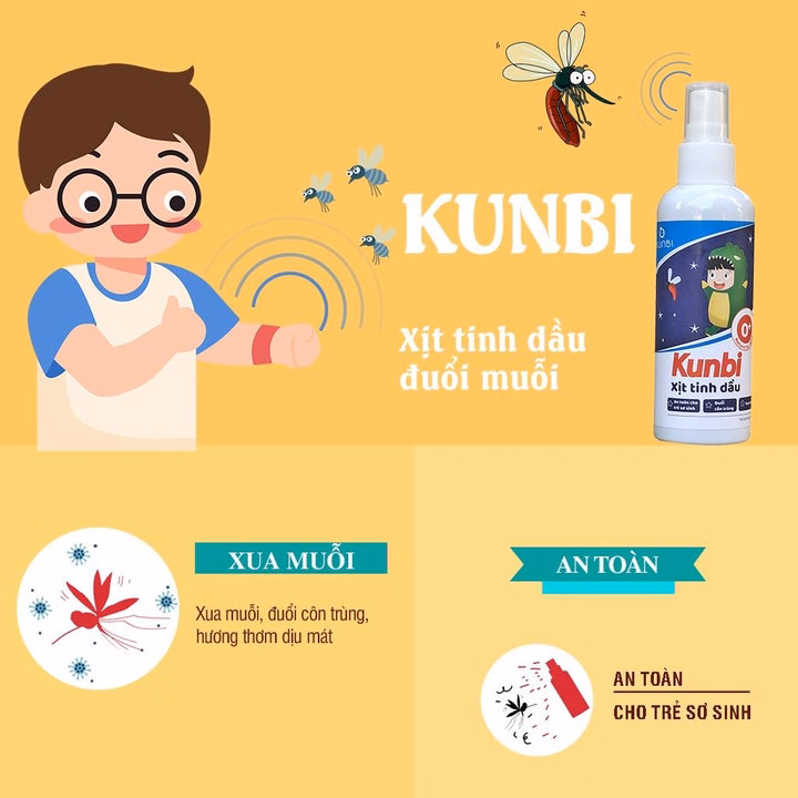 Xịt Tinh Dầu Đuổi Muỗi Và Côn Trùng Kunbi Chai 100Ml 00867 - Lady'S Passion - Ảnh 3