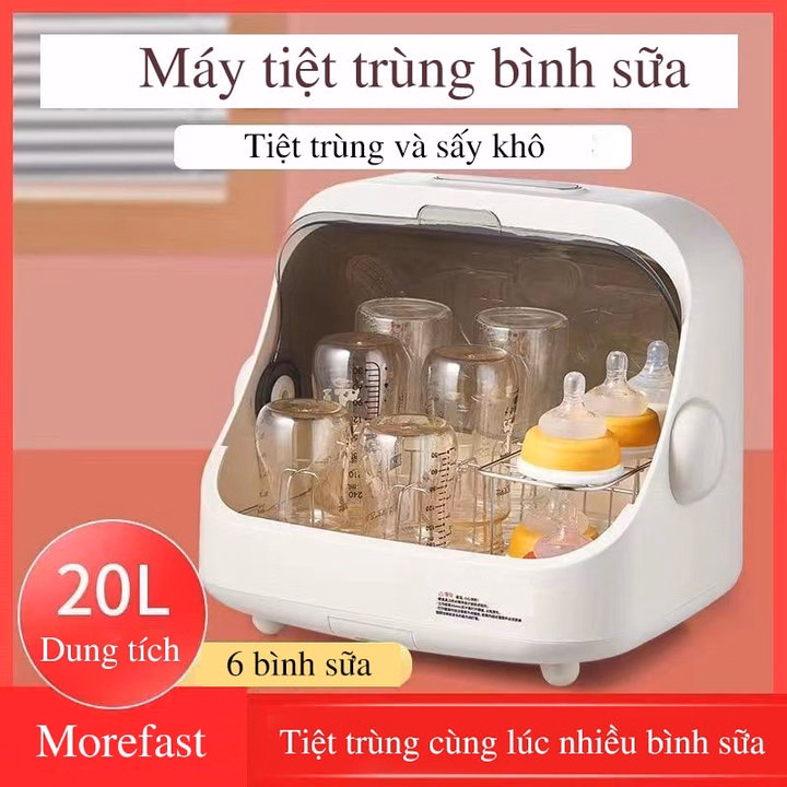 Máy Tiệt Trùng Và Sấy Khô Bình Sữa Uv Morefast Dung Tích Lớn, Tiệt Trùng Được 6 Bình Cùng Lúc 55850 - Lady'S Passion