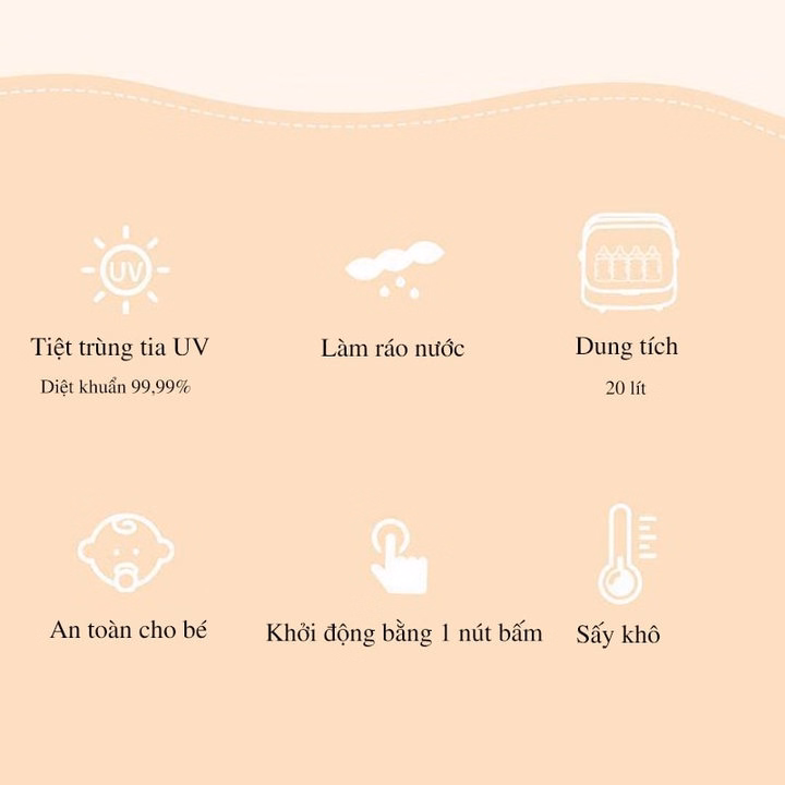 Máy Tiệt Trùng Và Sấy Khô Bình Sữa Uv Morefast Dung Tích Lớn, Tiệt Trùng Được 6 Bình Cùng Lúc 55850 - Lady'S Passion - Ảnh 3