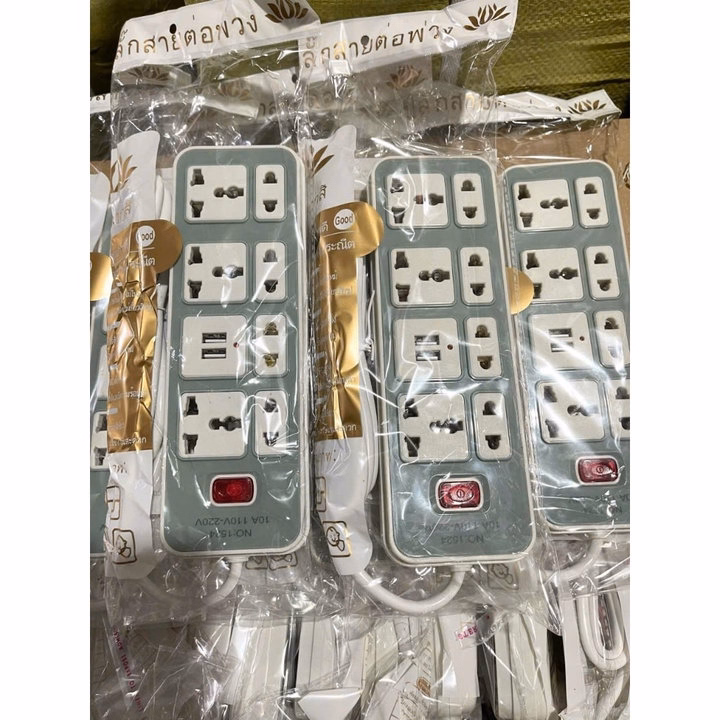 Ổ Cắm Điện No1524 (7 Lỗ Cắm + 2 Usb) Dây Dài 3M -Su - Ảnh 6