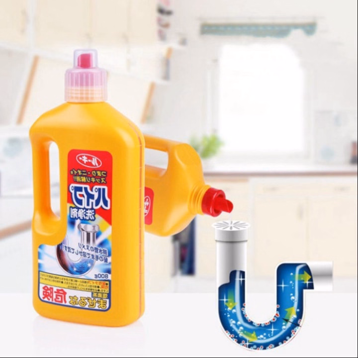 Nước Thông Tắc Cống Đường Ống, Bồn Cầu, Bồn Rửa Bát,.. Nội Địa Nhật Bản 800G Ctb683 - Bechip - Ảnh 3