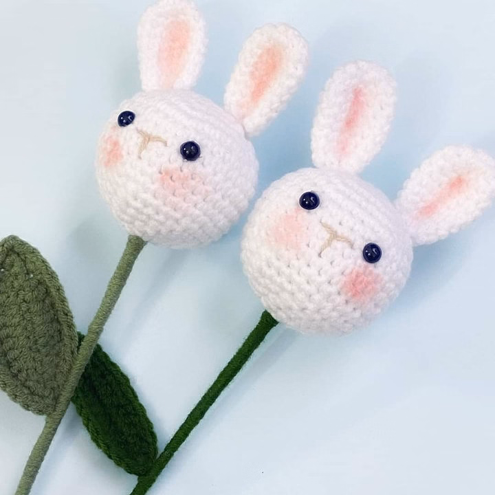 Hoa Len Bò Sữa, Pikachu, Nấm, Chuột, Gà, Thỏ,... Handmade Yukishop Yk30 - Ảnh 8