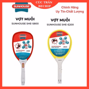 Vợt Muỗi Sunhouse Chính Hãng Đa Năng, Thông Minh Bảo Hành 12 Tháng Ctb685 - Bechip