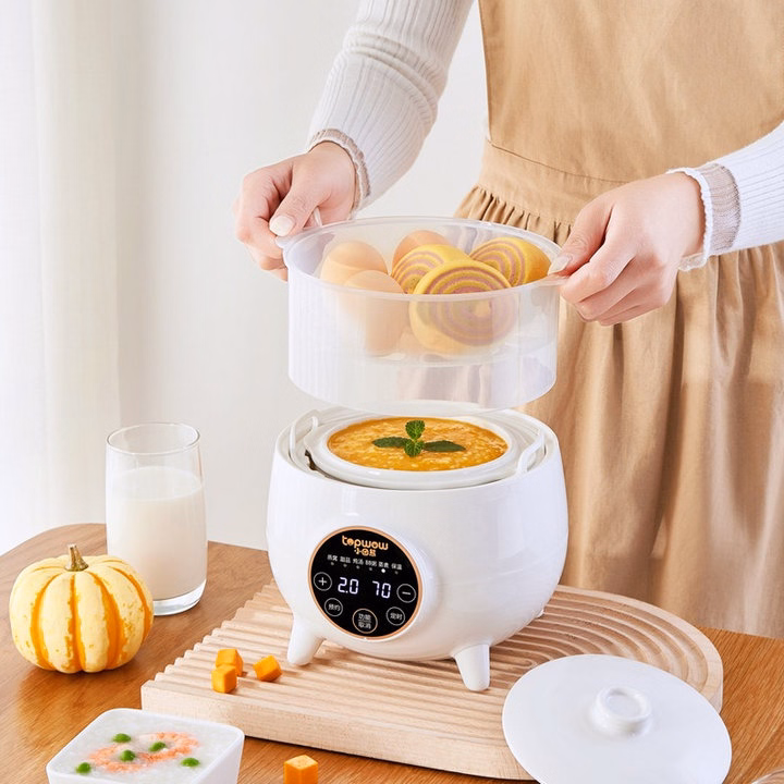 Nồi Nấu Cháo Chậm Topwow Giữ Nguyên Hương Vị, Dinh Dưỡng Của Món Ăn Cho Bé 40118 - Lady'S Passion - Ảnh 8