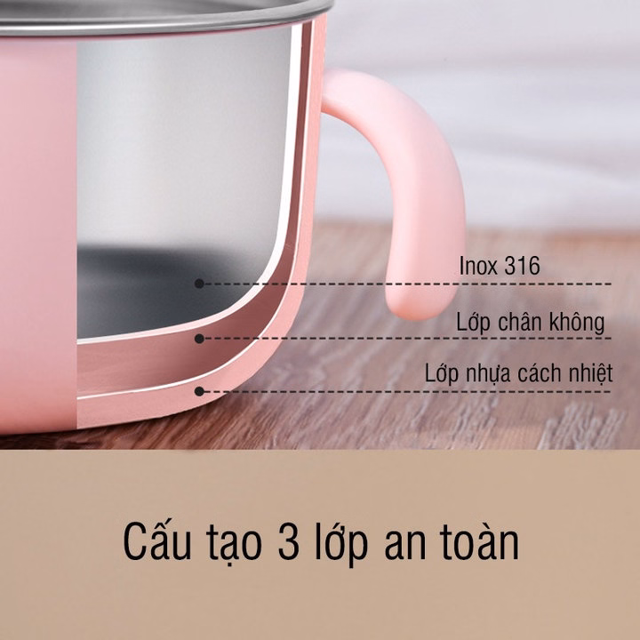 Bát Ăn Dặm Inox Cho Bé Giữ Nhiệt Tốt Có Tay Cầm Vương Miệng 56050 - Lady'S Passion - Ảnh 8