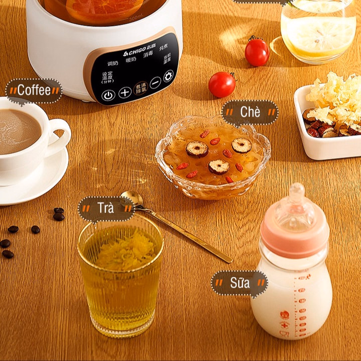 Máy Đun Nước Pha Sữa Cho Bé Đa Chức Năng Chigo 55757 - Lady'S Passion - Ảnh 7