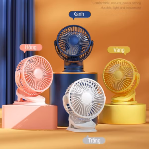 Quạt Mini Kẹp Bàn Xoay 360 Độ 4000Ah 56271 - Lady'S Passion