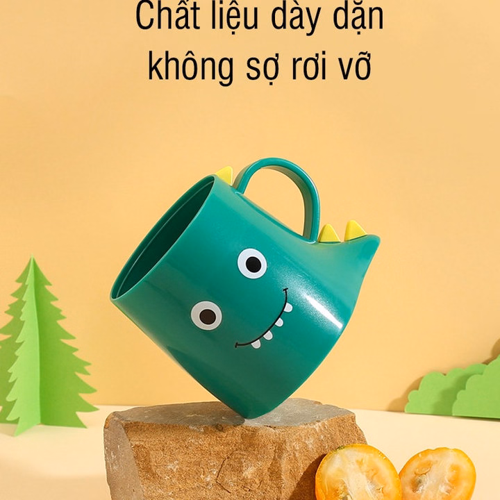 Cốc Đánh Răng Cho Bé Đựng Bàn Chải Đánh Răng Và Súc Miệng Khủng Long 56569 - Lady'S Passion - Ảnh 8