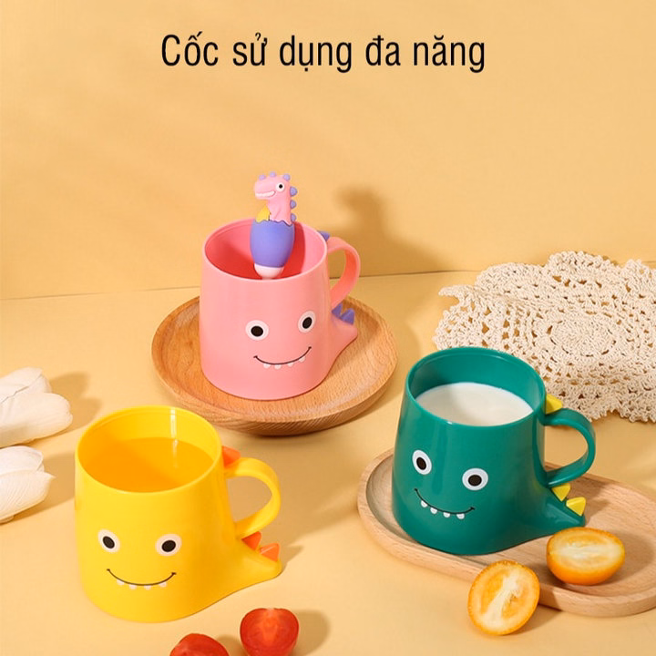 Cốc Đánh Răng Cho Bé Đựng Bàn Chải Đánh Răng Và Súc Miệng Khủng Long 56569 - Lady'S Passion - Ảnh 6
