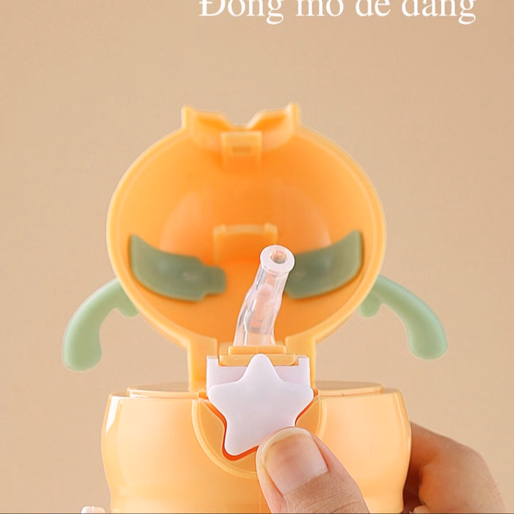 Bình Uống Nước Cho Bé Có Ống Hút Và Dây Đeo Hình Hươu 56977 - Lady'S Passion - Ảnh 4
