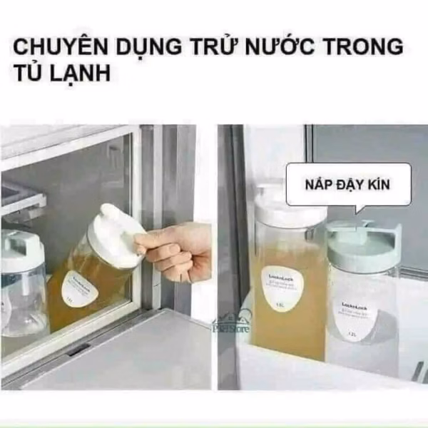 [Nhựa Lock&Lock] Bình Nước 1.5 Lit Hàng Lock&Lock Nhựa An Toàn - Gdn - Ảnh 7