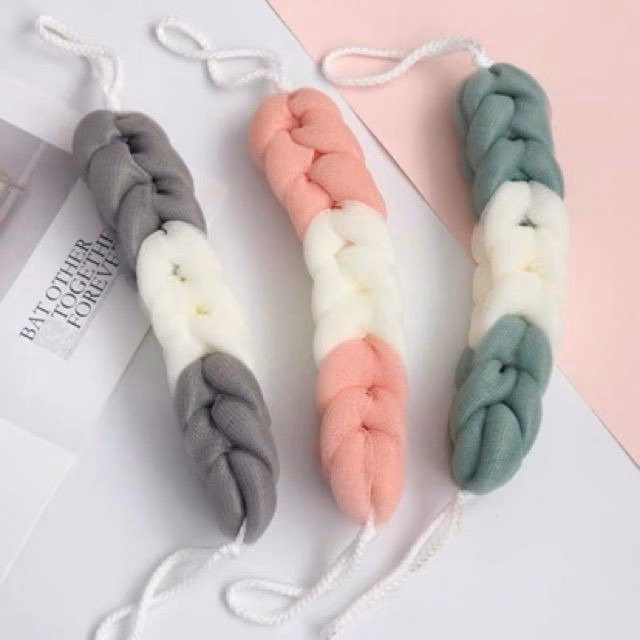 Bông Tắm Dạng Tròn, Dài Tạo Bọt Cao Cấp 2 Màu Kỳ Cọ Tẩy Da Chết Ctb687 - Bechip - Ảnh 5