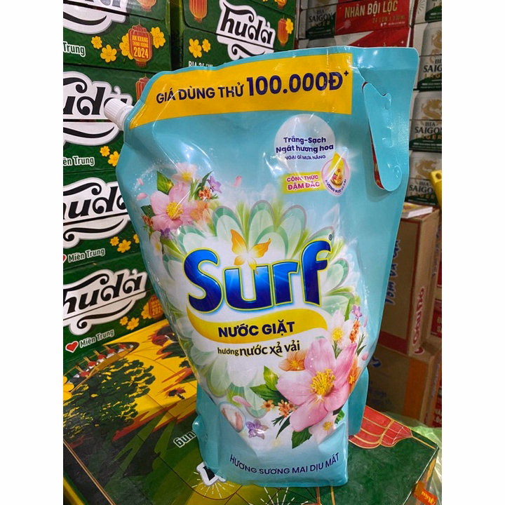 Nước Giặt Surf Chính Hãng Công Thức Đậm Đặc 2.9 Kg Ctb11 - Bechip - Ảnh 4