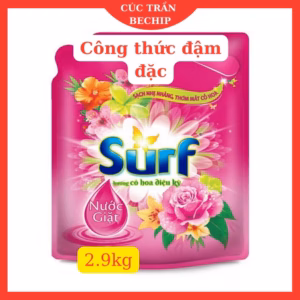 Nước Giặt Surf Chính Hãng Công Thức Đậm Đặc 2.9 Kg Ctb11 - Bechip