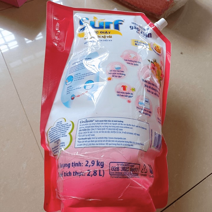 Nước Giặt Surf Chính Hãng Công Thức Đậm Đặc 2.9 Kg Ctb11 - Bechip - Ảnh 7