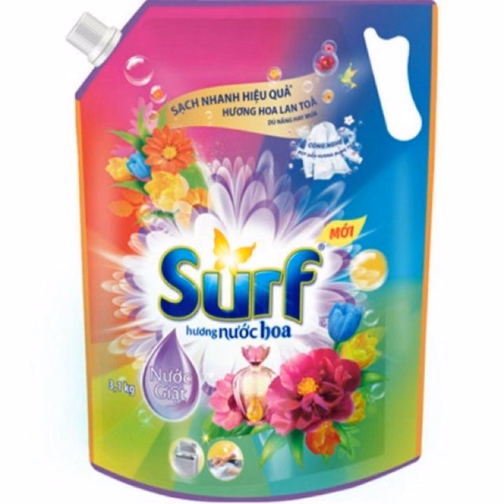 Nước Giặt Surf Chính Hãng Công Thức Đậm Đặc 2.9 Kg Ctb11 - Bechip - Ảnh 5
