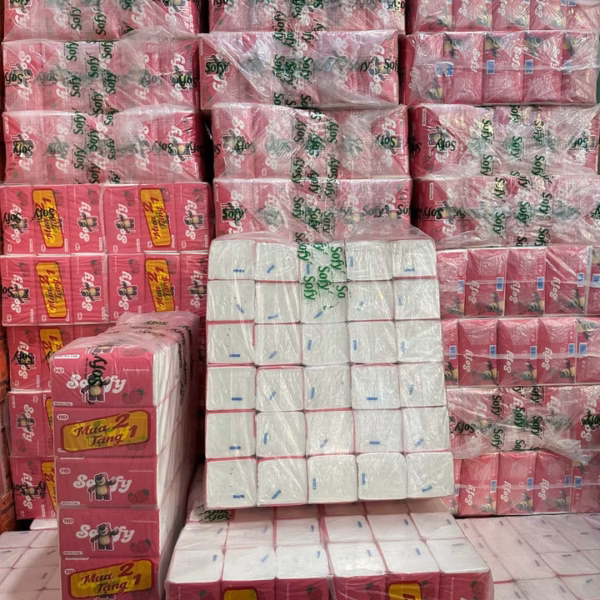 Bịch 3 Gói Khăn Giấy Rút Gấu Dâu (Mua 2 Tặng 1) - Gdn - Ảnh 5