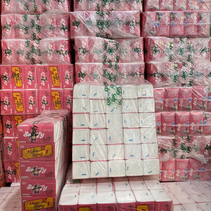 Bịch 3 Gói Khăn Giấy Rút Gấu Dâu (Mua 2 Tặng 1) - Gdn - Ảnh 5