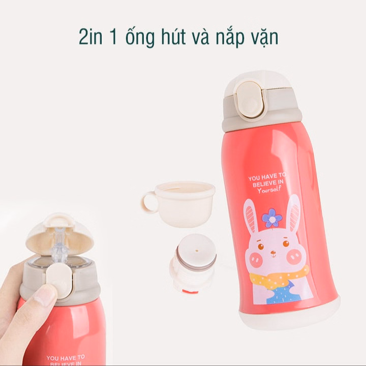 Bình Nước Giữ Nhiệt Inox Cao Cấp 600Ml 56631 - Lady'S Passion - Ảnh 16