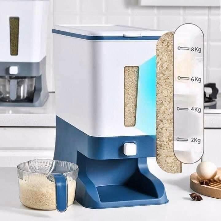 Thùng Đựng Gạo Tự Động Thông Minh Hokori 5338 - Gdn - Ảnh 6