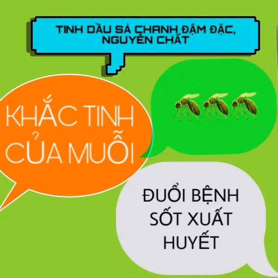 Tinh Dầu Sả Chanh Xịt Đuổi Muỗi, Xông Tinh Dầu 30Ml -Thảo Mộc Xanh - Ảnh 3