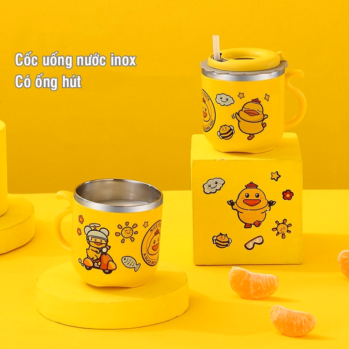 Cốc Uống Nước Giữ Nhiệt Cho Bé Kèm Ống Hút 300Ml 56714 - Lady'S Passion - Ảnh 3