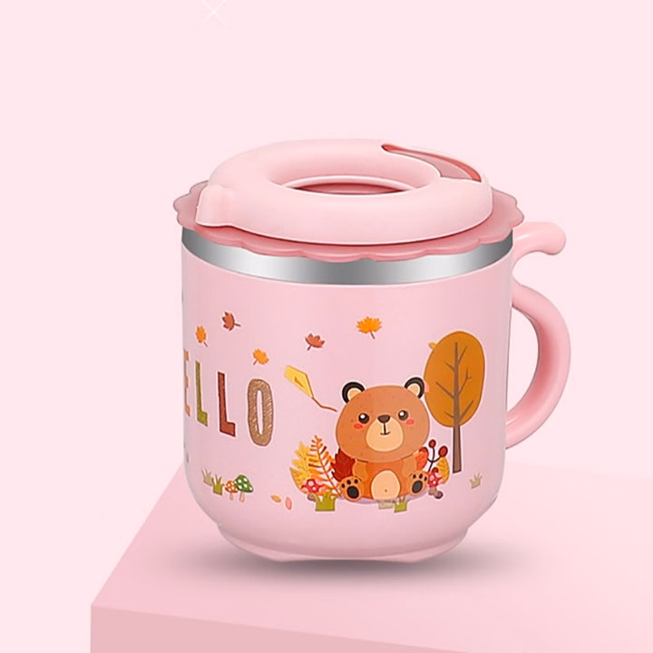 Cốc Uống Nước Giữ Nhiệt Cho Bé Kèm Ống Hút 300Ml 56714 - Lady'S Passion - Ảnh 9