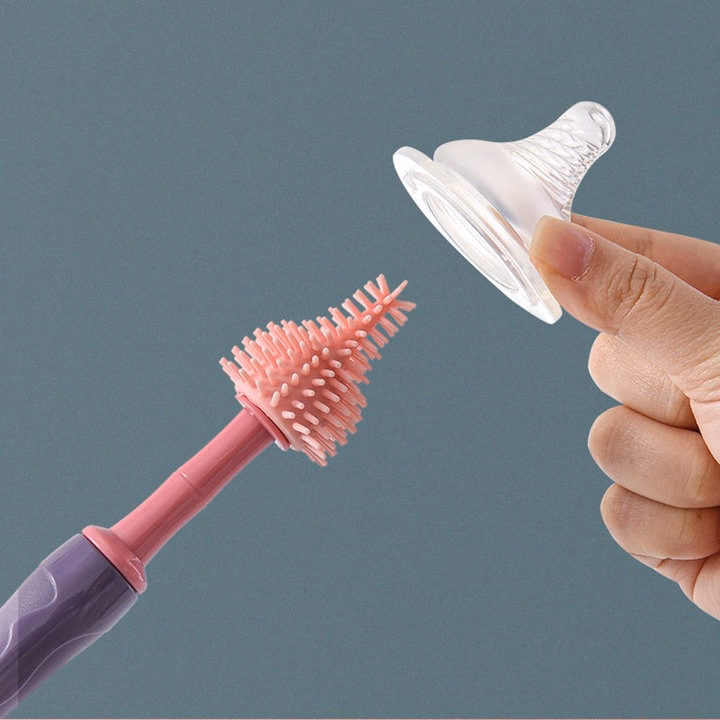 Cọ Bình Sữa Silicon Xoay 360 Độ 3 Chi Tiết 56961 - Lady'S Passion - Ảnh 7