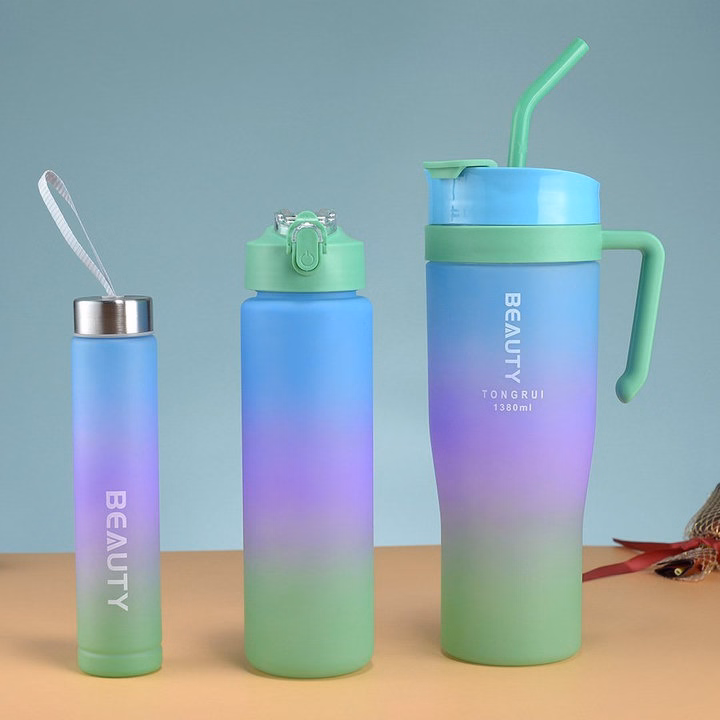 Set 3 Bình Nhắc Nhở Uống Nước Beauty Mới 2024 - Su - Ảnh 5