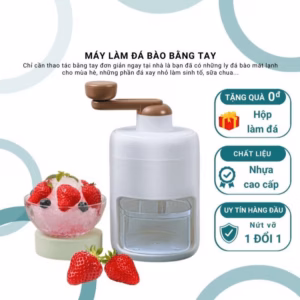 Máy Bào Đá Cầm Tay Mini, Máy Xay Đá Tuyết Mịn Cho Gia Đình - Gdn