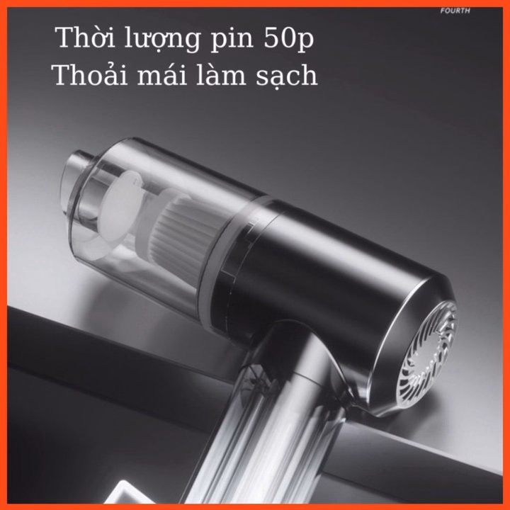 Máy Hút Bụi Câm Tay Yt-M2037 Mini Đa Năng - Su - Ảnh 8