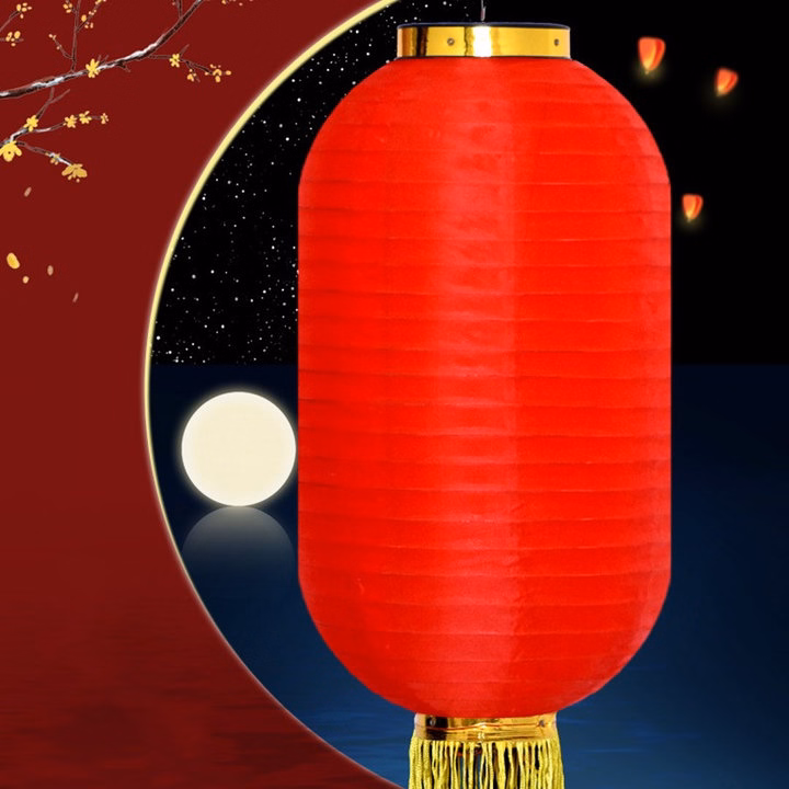 Sỉ Lồng Đèn Vải Trang Trí Hình Trụ Size 20Cm 55804 - Lady'S Passion - Ảnh 6