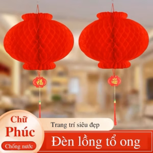 Set 10 Lồng Đèn Trang Trí Tổ Ong Size 10Cm 25Cm 30Cm 55830 - Lady'S Passion
